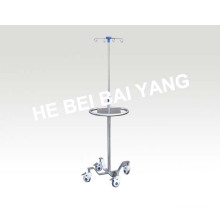 (D-20) Movable Stainless Steel I. V. Stand